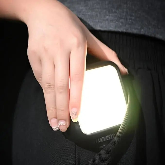 LED Video Light with Phone Holder Clip 9fktrf-tq