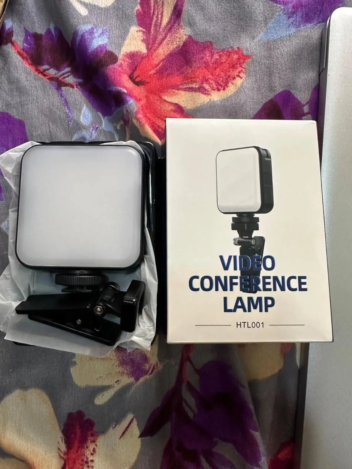 LED Video Light with Phone Holder Clip 9fktrf-tq