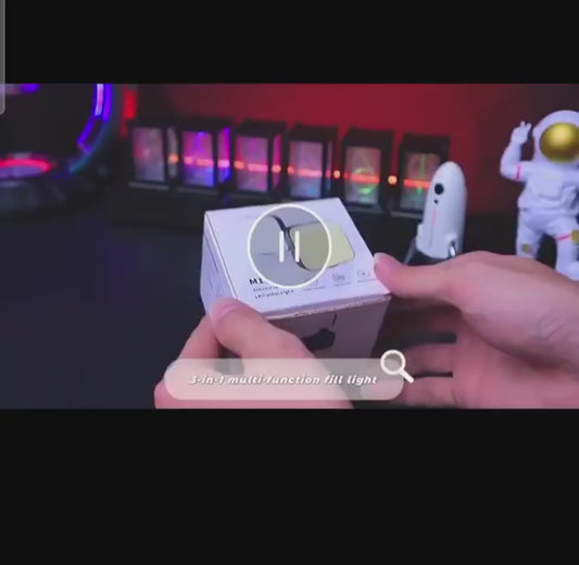 LED Video Light with Phone Holder Clip